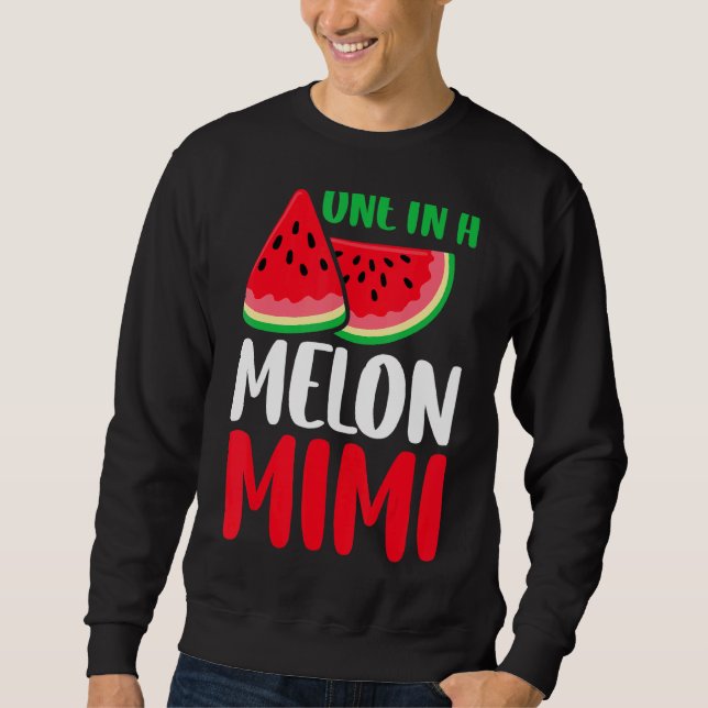 Sudadera Uno En Una Familia De Melón Melón Mimi (Anverso)