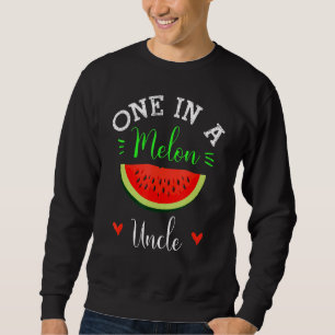 Sudadera Uno En Una Familia De Verano Tío Melón