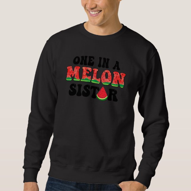 Sudadera Uno En Una Hermana Melón Primer Cumpleaños (Anverso)