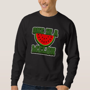 Sudadera Uno En Una Vibe De Verano De Melón Fresca De Melón