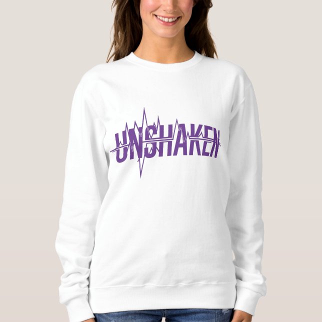 Sudadera UNSHAKEN – Epilepsy Awareness Purple Day Design (Anverso)