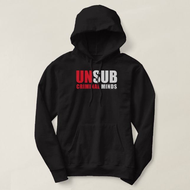 Sudadera Unsub de mentes criminales (Diseño del anverso)