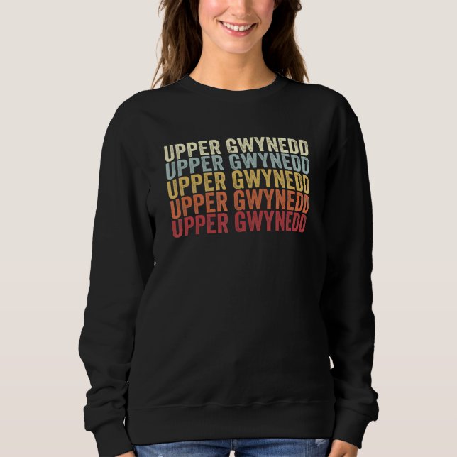 Sudadera Upper Gwynedd Pennsylvania Upper Gwynedd PA Retro  (Anverso)