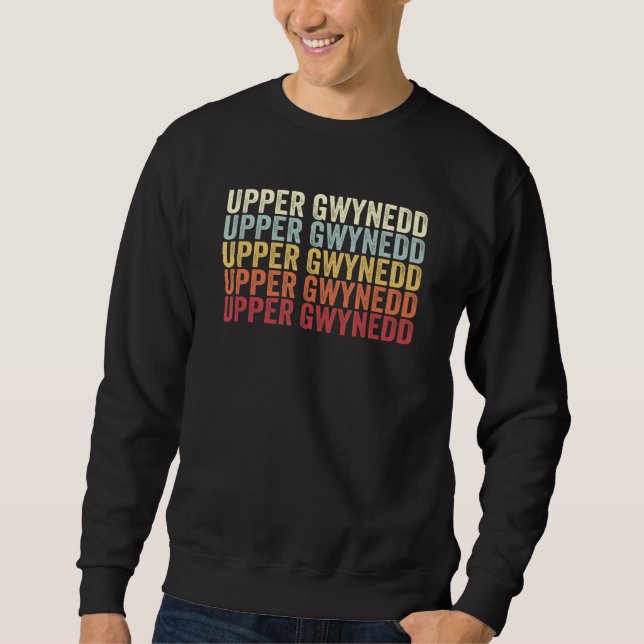 Sudadera Upper Gwynedd Pennsylvania Upper Gwynedd PA Retro  (Anverso)