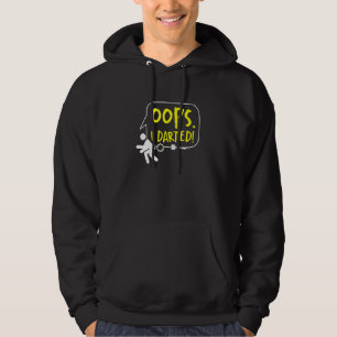 Sudadera Ups me lancé Jugador de dardos lanzador de dardos