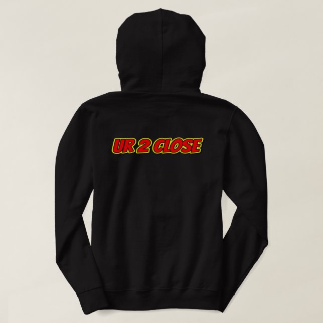 Sudadera Ur 2 Cómic Rojo Cerrado (Reverso del diseño)