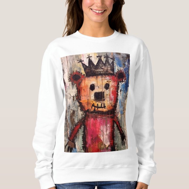 Sudadera Urban Bear King GRAFFITI (Anverso)