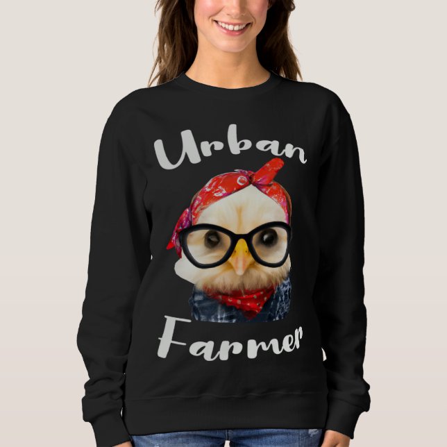 Sudadera Urban Farmer for Urban Farming with Homestead Gard (Anverso)