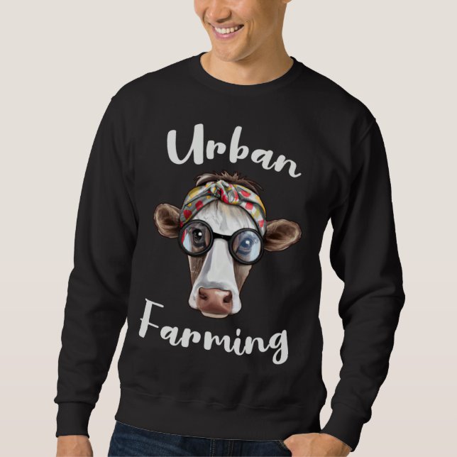 Sudadera Urban Farming for Urban Farmers with Homestead Gar (Anverso)