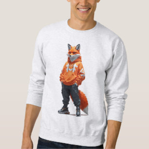 Sudadera Urban Fox Vibes - Diseño Futurista de Calzado