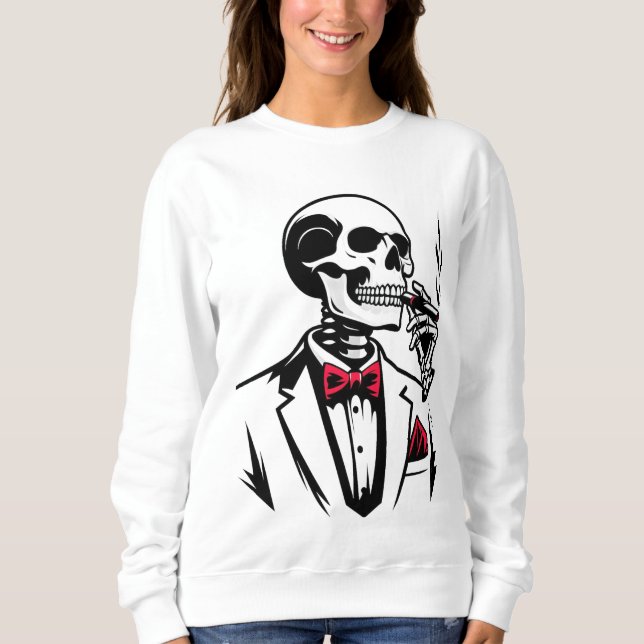 Sudadera Urban Skeleton Boss with Cigar T-Shirt (Anverso)