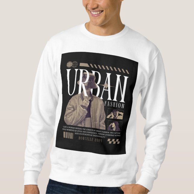 Sudadera Urban Style Graphic Design – Bold Streetwear State (Anverso)