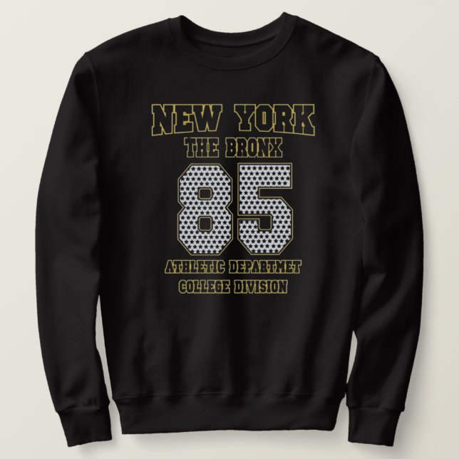 Sudadera Urban varsity New York Bronx (Anverso del diseño)