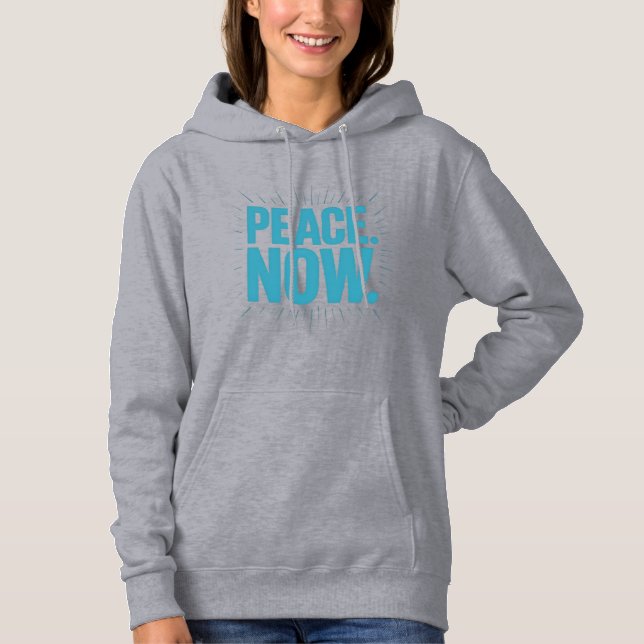 Sudadera Urgente "PAZ. AHORA". Camiseta gráfica (Anverso)