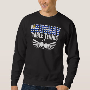 Sudadera Uruguay Ping Pong Apoyo al Tenis de Mesa Urugu