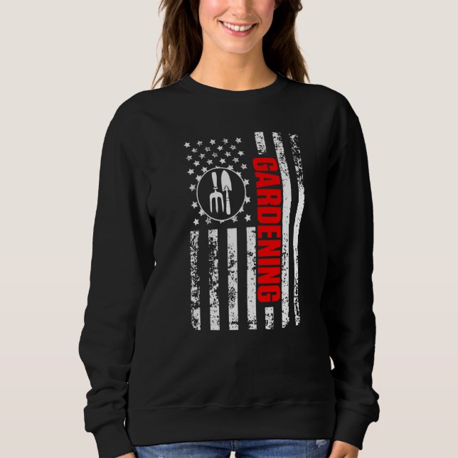 Sudadera US American Flag Hobby at your House Patriotic Gar (Anverso)