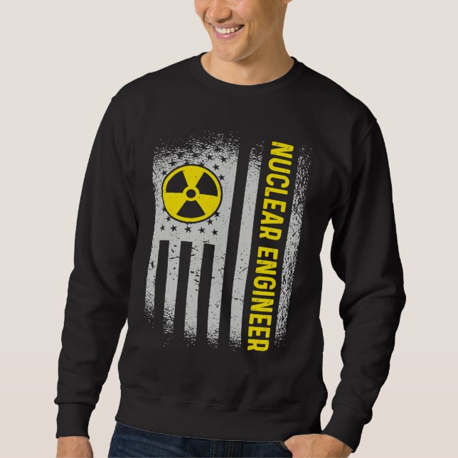 Sudadera US Flag Nuclear Engineer (Anverso)