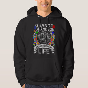 Sudadera Usa El Autismo Del Abuelo Y El Abuelo.