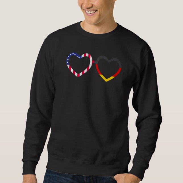 Sudadera USA Germany Flag German American Von Steuben Day   (Anverso)