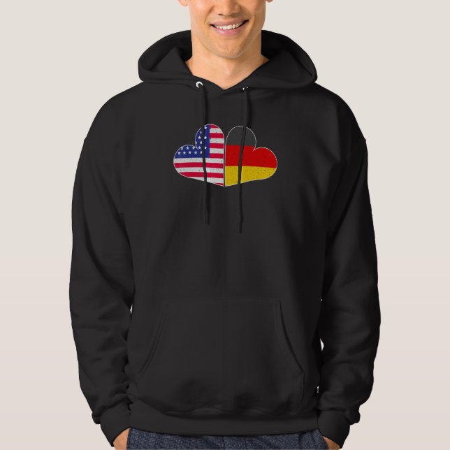 Sudadera USA Germany Flag German American Von Steuben Day 5 (Anverso)