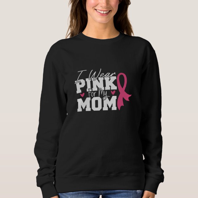 Sudadera Usa Madre Rosa Familia Materna Con Cáncer De Mama (Anverso)