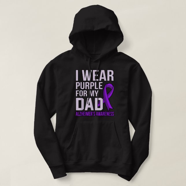 Sudadera Usa morado para la cinta de sensibilización de pap (Diseño del anverso)