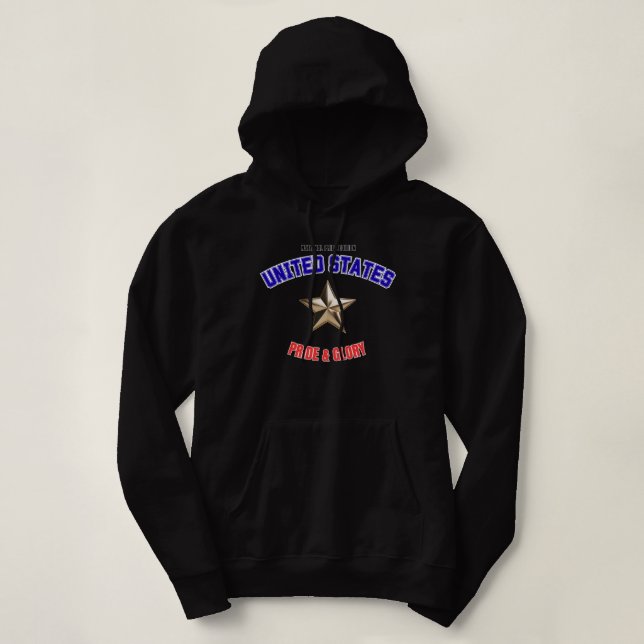 Sudadera USA National Pride Edition Women's Hoodie (Diseño del anverso)