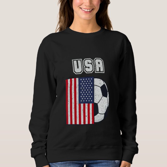 Sudadera Usa Soccer Team Flag (Anverso)