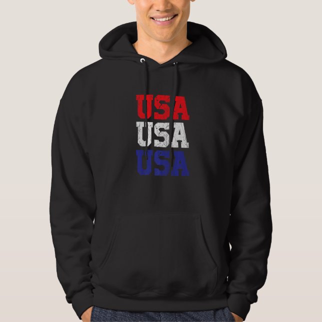 Sudadera USA Soccer USA Patriotic Soccer Premium (Anverso)