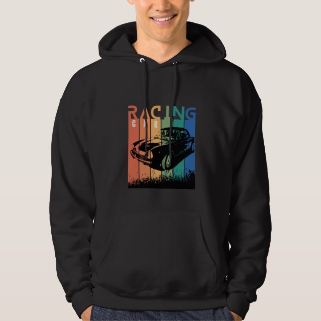 Sudadera Usa tu deporte, Carreras de coches (Anverso)