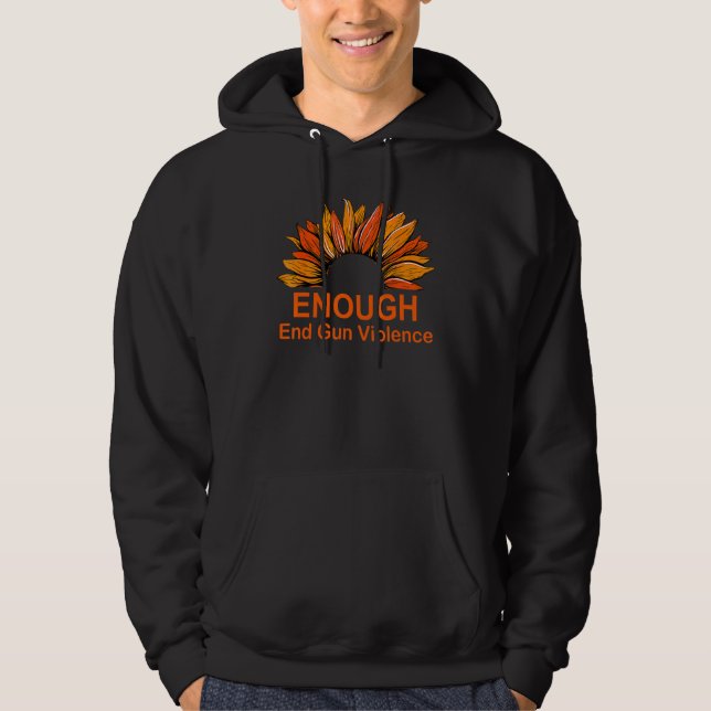 Sudadera Usar el Naranja girasol suficiente como para acaba (Anverso)