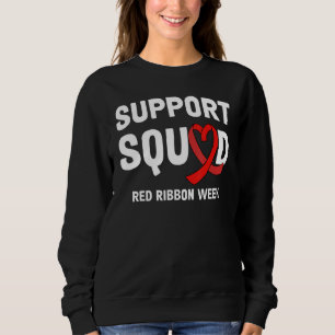 Sudadera Usar Rojo Para La Conciencia De La Semana De La Ci