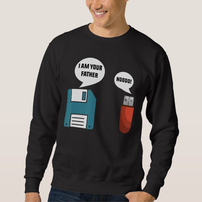 Sudadera USB I am Your FATHER Funny Computer Geek Nerd Idea (Anverso)