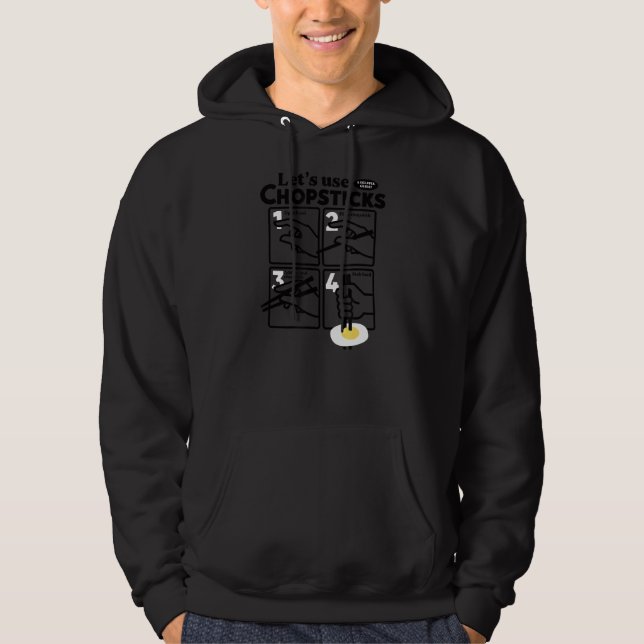 Sudadera Usemos palillos para alimentos Guild Hombres Mujer (Anverso)