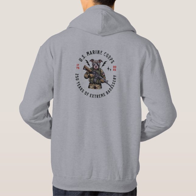 Sudadera USMC Hoodie (Reverso)
