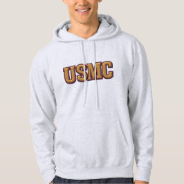 Sudadera "USMC" over eagle & anchor hoodie