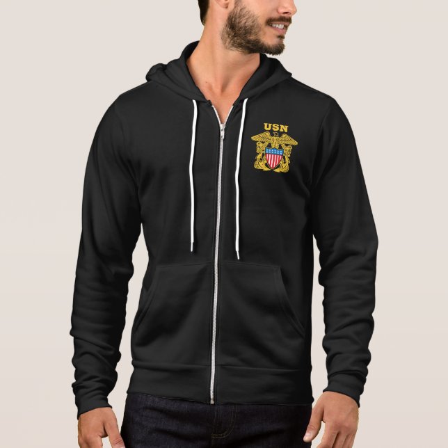 Sudadera USN Zipper Hoodie (Anverso)