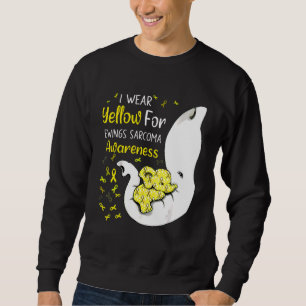 Sudadera Uso Amarillo Para Ewings Sarcoma Awareness Elephan