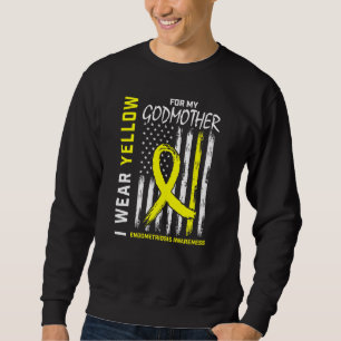 Sudadera Uso Amarillo Para Mi Madrina Con Conciencia De La