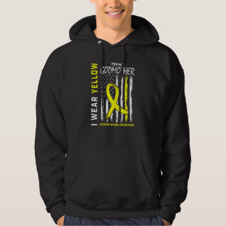Sudadera Uso Amarillo Para Mi Madrina Con Conciencia De La