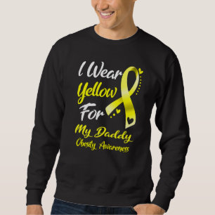 Sudadera Uso Amarillo Por La Conciencia De La Obesidad De M