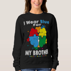 Sudadera Uso Azul Para Concienciar Sobre El Autismo De Mi H