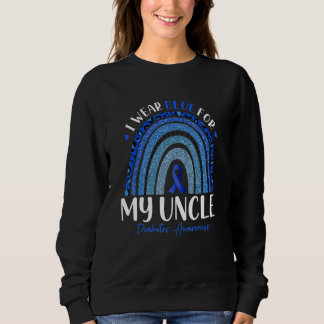 Sudadera Uso Azul Para El Tío Diabetes Sensibilización Al L