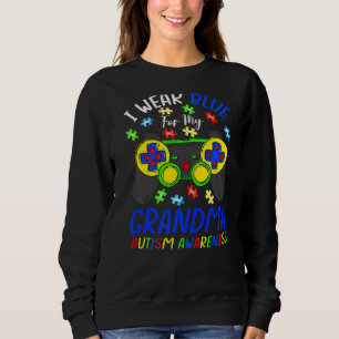 Sudadera Uso Azul Para Mi Abuela Autismo Niños De Concienci