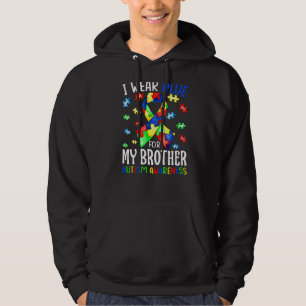 Sudadera Uso Azul Para Mi Hermano Cinta De Concienciación S