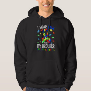 Sudadera Uso Azul Para Mi Hermano Cinta De Concienciación S