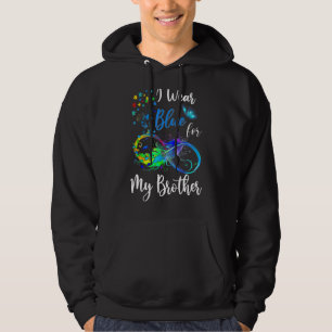 Sudadera Uso Azul Para Mi Hermano Concienciación Sobre El A