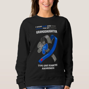 Sudadera Uso Azul Y Gris Para Mi Nieta Tipo 1 D