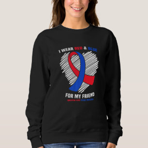 Sudadera Uso El Rojo Y El Azul Para Mi Amigo La Conciencia