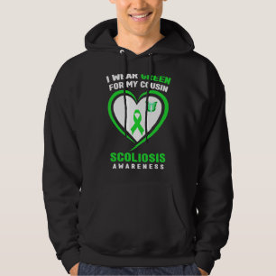 Sudadera Uso El Verde Para La Conciencia De Mi Primo Scolio